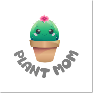 Plant Mom Cactus Posters and Art